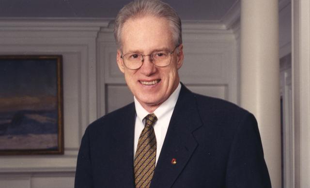 Portrait of Ohio State's 12th President, William English Kirwan