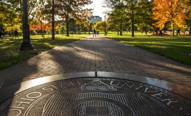 Image of the Oval on Ohio State's Columbus campus