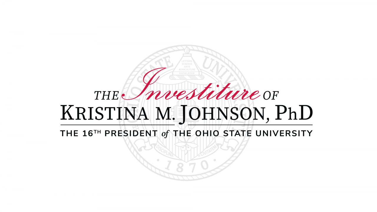 Lockup of Investiture logo and Presidential Seal