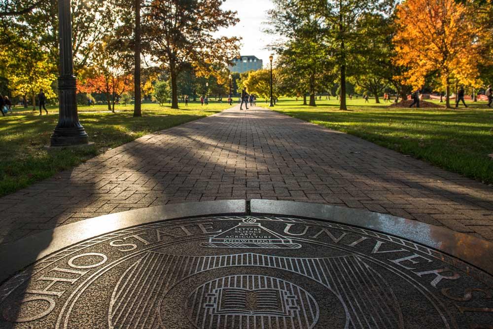 Image of the Oval on Ohio State's Columbus campus