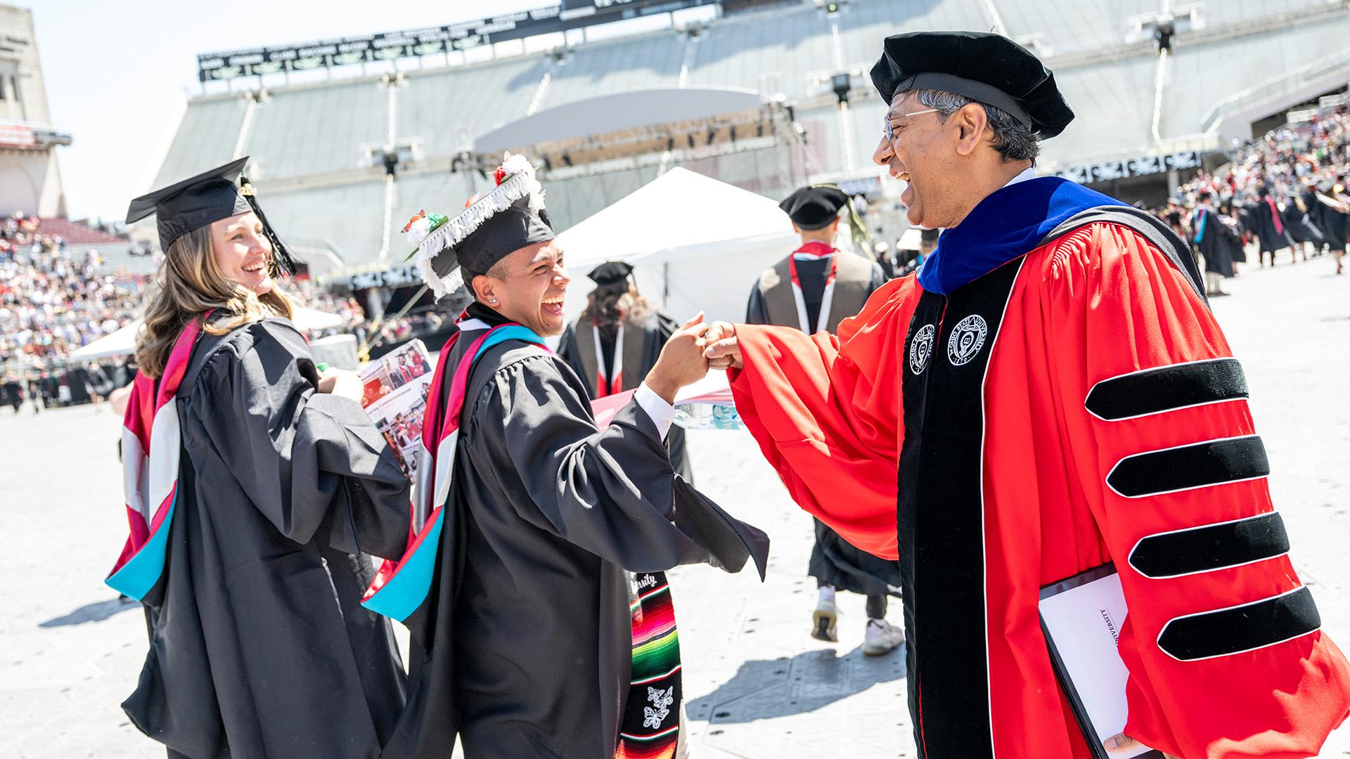 President Bellamkonda at the 2026 spring commencement ceremony